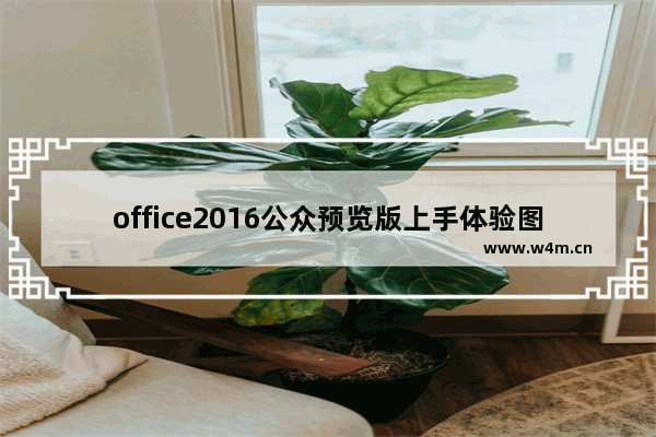 office2016公众预览版上手体验图文演示