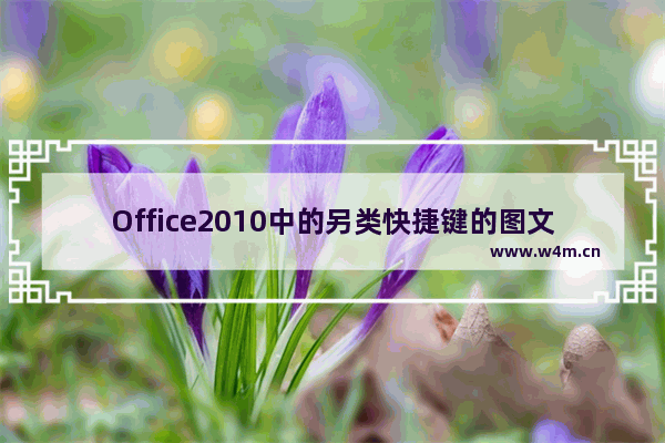 Office2010中的另类快捷键的图文介绍