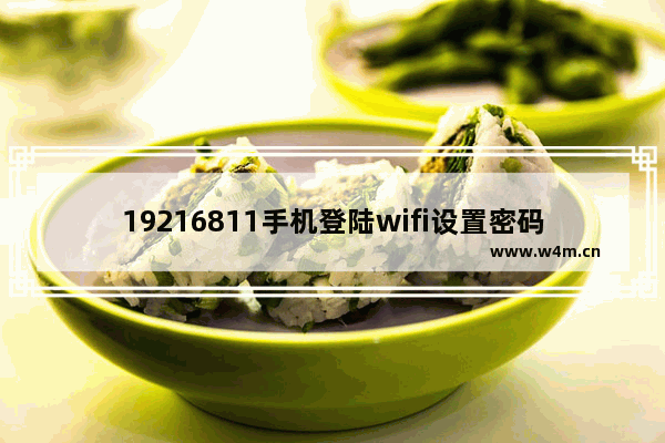 19216811手机登陆wifi设置密码(19216881手机登陆wifi设置)