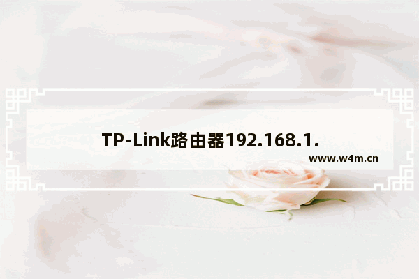 TP-Link路由器192.168.1.1打不开怎么办？