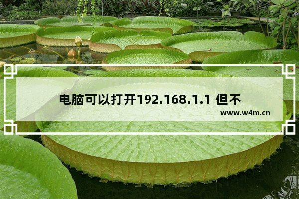 电脑可以打开192.168.1.1 但不能上网如何解决【详解】