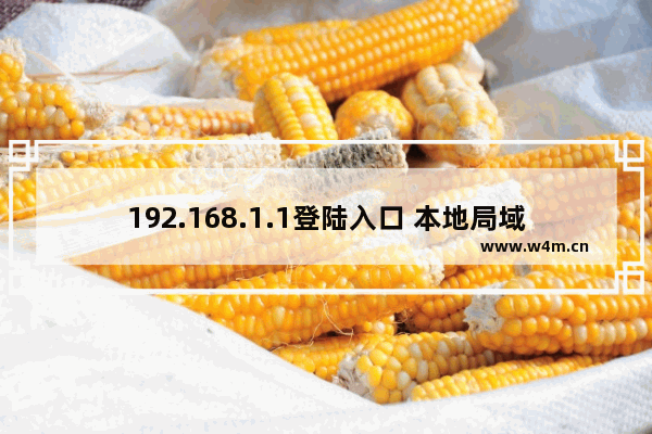 192.168.1.1登陆入口 本地局域网进入