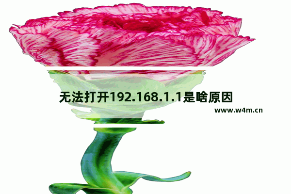 无法打开192.168.1.1是啥原因