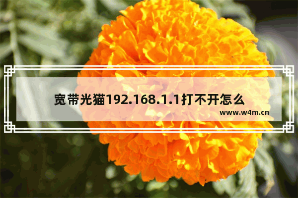 宽带光猫192.168.1.1打不开怎么办(宽带裸猫192.168.1.1打不开怎么办？)