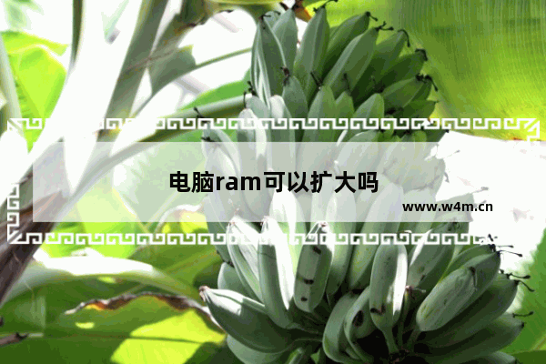 电脑ram可以扩大吗