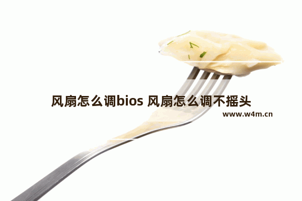 风扇怎么调bios 风扇怎么调不摇头