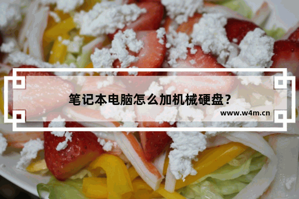 笔记本电脑怎么加机械硬盘？