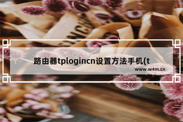 路由器tplogincn设置方法手机(tplogincn路由器设置手机登陆入口)