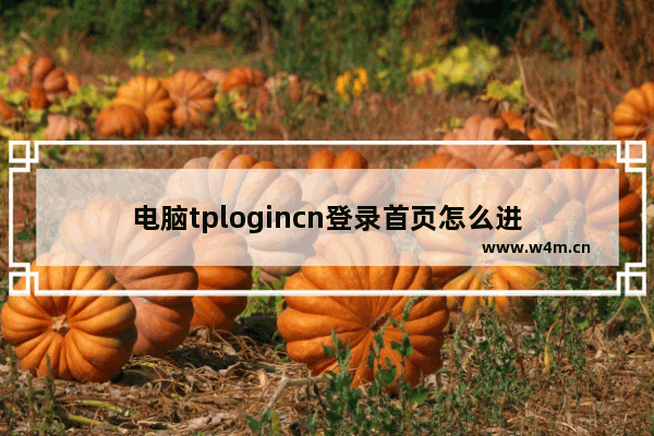 电脑tplogincn登录首页怎么进