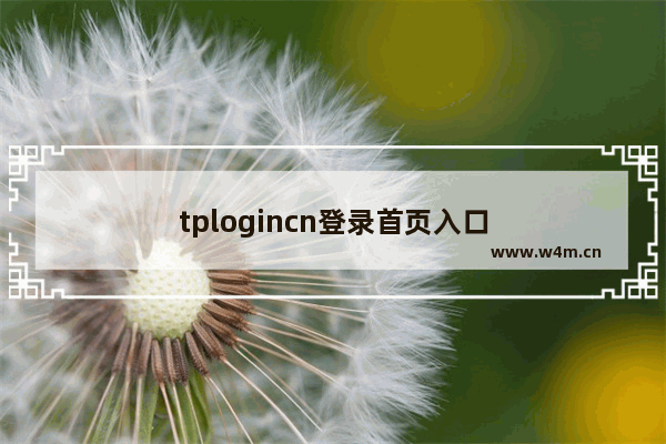 tplogincn登录首页入口