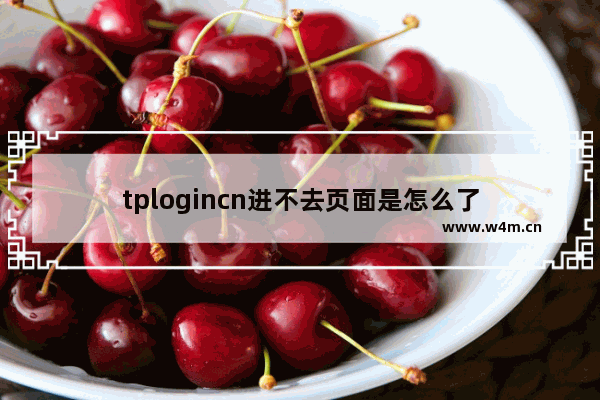 tplogincn进不去页面是怎么了