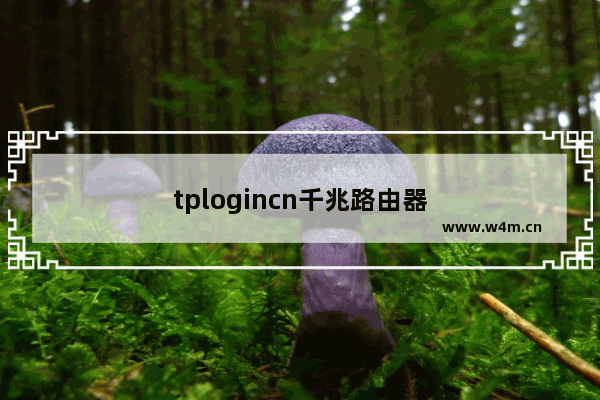 tplogincn千兆路由器