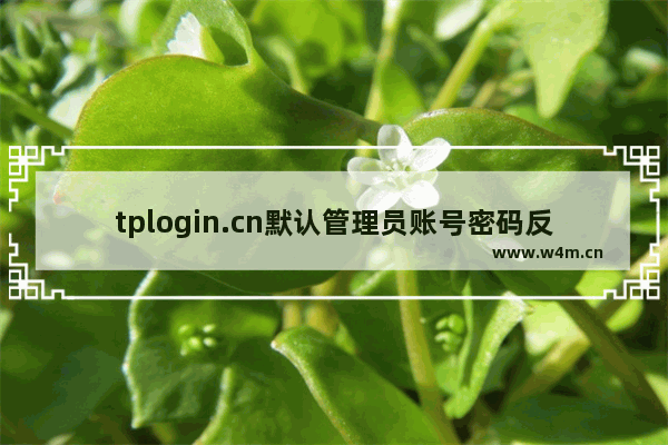 tplogin.cn默认管理员账号密码反面查看