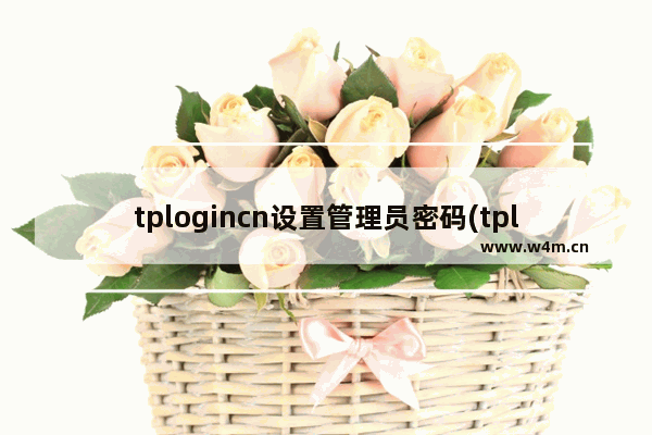 tplogincn设置管理员密码(tplogincn管理密码修改)