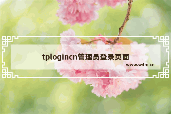 tplogincn管理员登录页面