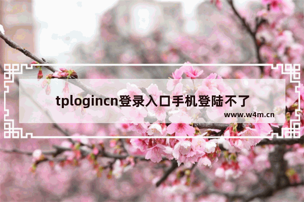 tplogincn登录入口手机登陆不了