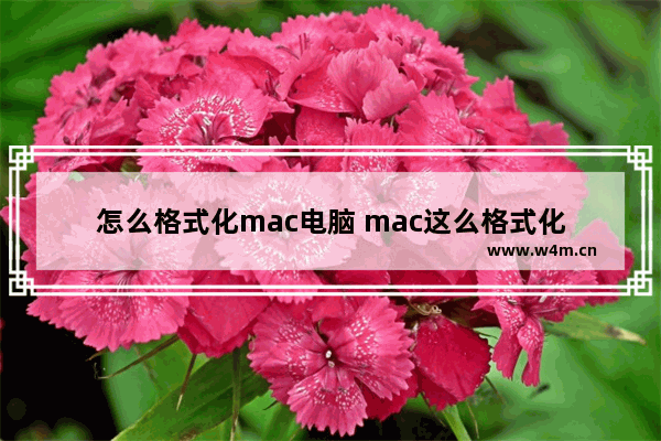 怎么格式化mac电脑 mac这么格式化