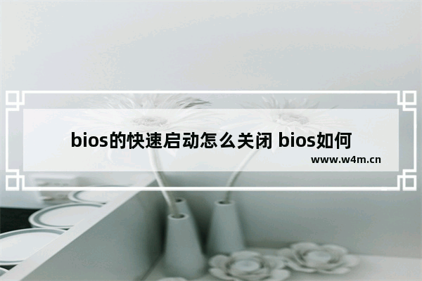 bios的快速启动怎么关闭 bios如何关闭快速启动