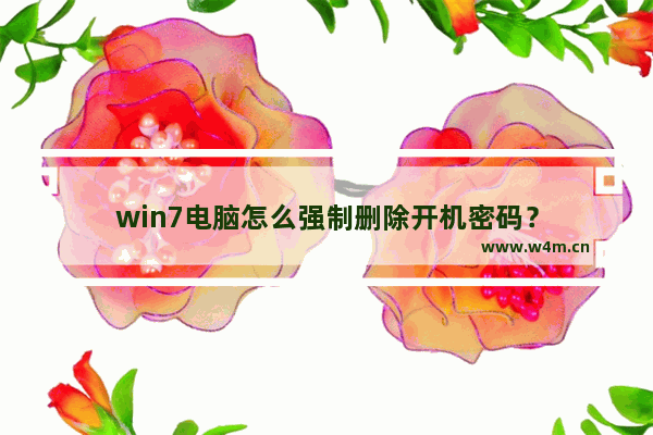 win7电脑怎么强制删除开机密码？