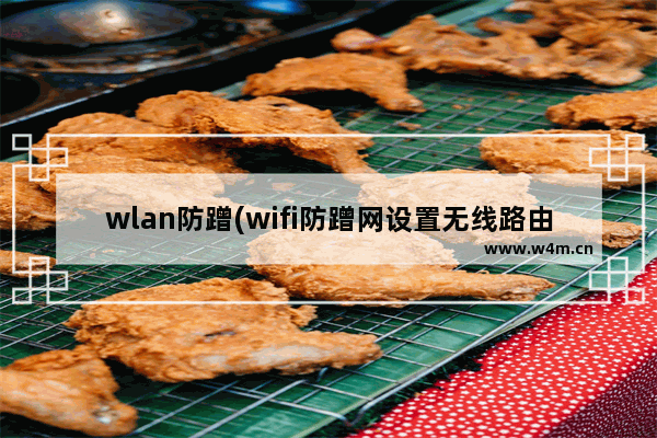 wlan防蹭(wifi防蹭网设置无线路由器)