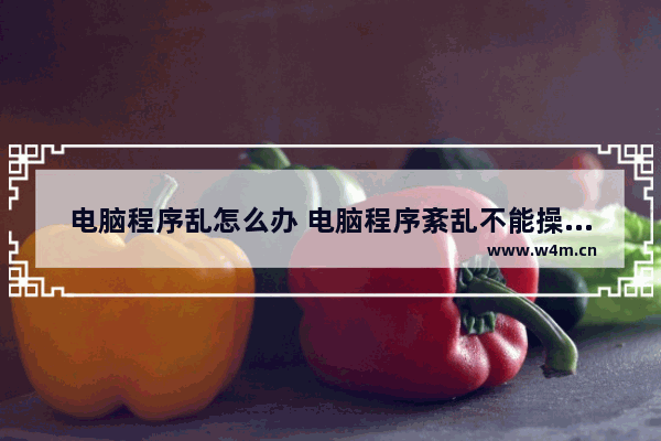 电脑程序乱怎么办 电脑程序紊乱不能操作了怎么办