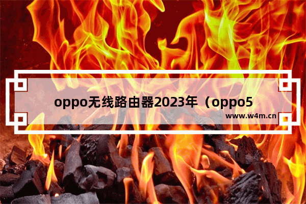 oppo无线路由器2023年（oppo5g路由器）