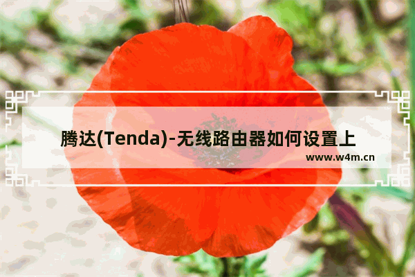 腾达(Tenda)-无线路由器如何设置上网？