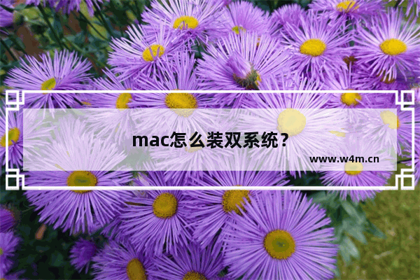 mac怎么装双系统？