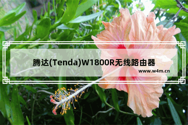 腾达(Tenda)W1800R无线路由器设置