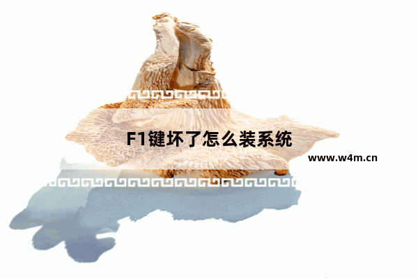 F1键坏了怎么装系统