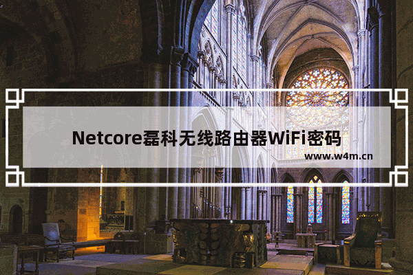 Netcore磊科无线路由器WiFi密码设置教程