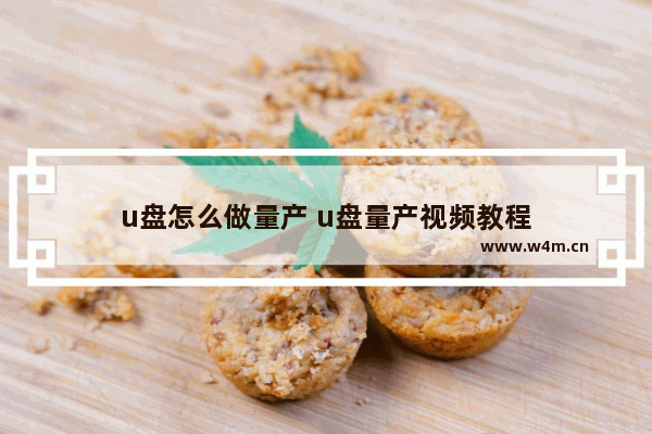 u盘怎么做量产 u盘量产视频教程