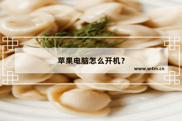 苹果电脑怎么开机？