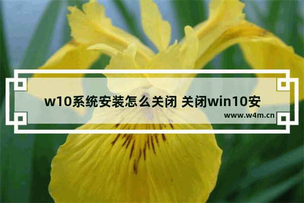 w10系统安装怎么关闭 关闭win10安装提示