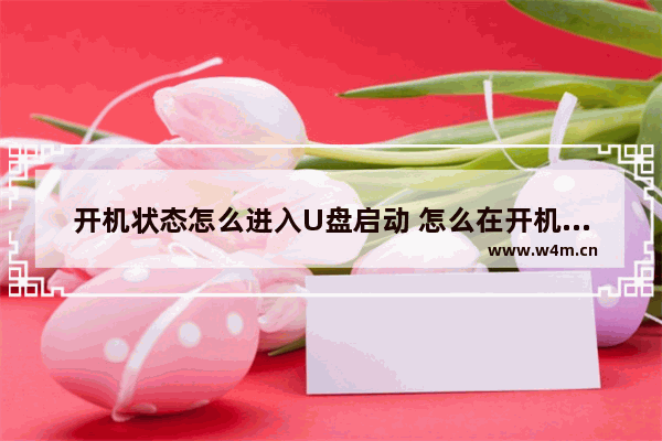 开机状态怎么进入U盘启动 怎么在开机时进入u盘