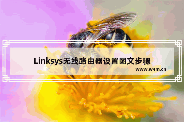 Linksys无线路由器设置图文步骤