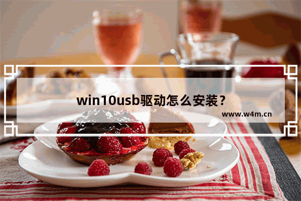 win10usb驱动怎么安装？