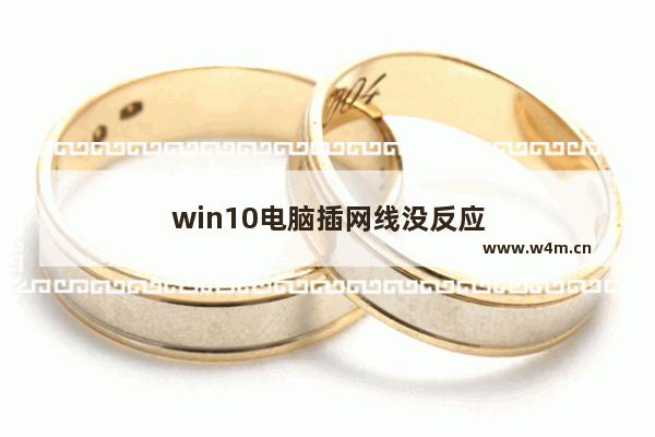 win10电脑插网线没反应