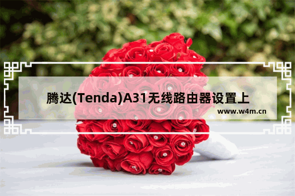 腾达(Tenda)A31无线路由器设置上网