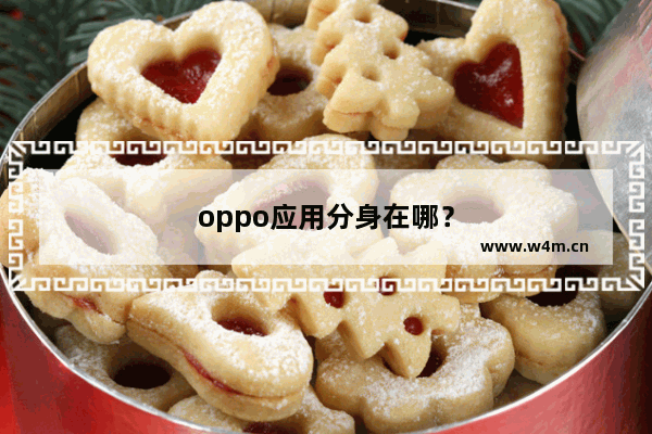 oppo应用分身在哪？