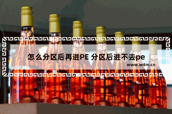 怎么分区后再进PE 分区后进不去pe