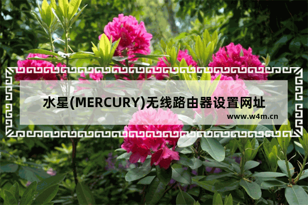 水星(MERCURY)无线路由器设置网址是多少？(MERCURY无线路由器的地址是什么？)