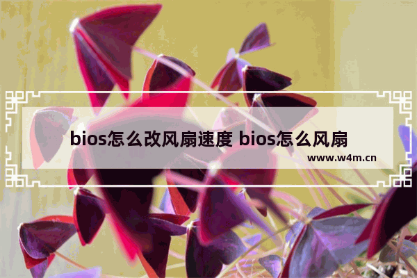 bios怎么改风扇速度 bios怎么风扇调速?