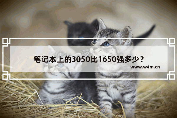 笔记本上的3050比1650强多少？