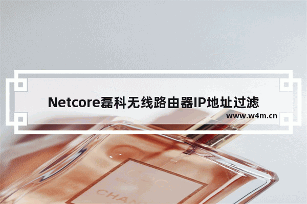 Netcore磊科无线路由器IP地址过滤设置教程