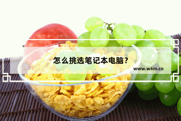 怎么挑选笔记本电脑？