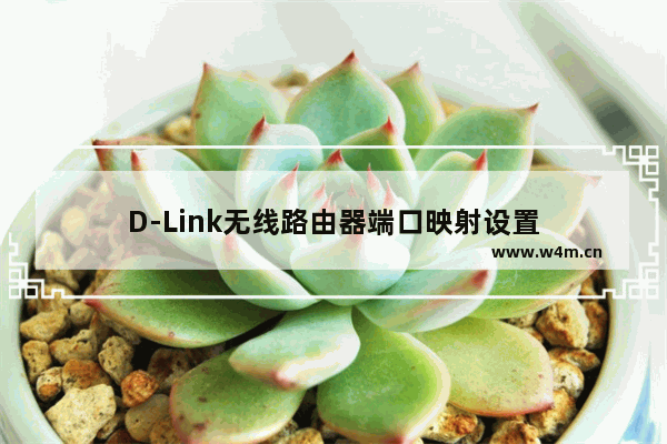 D-Link无线路由器端口映射设置