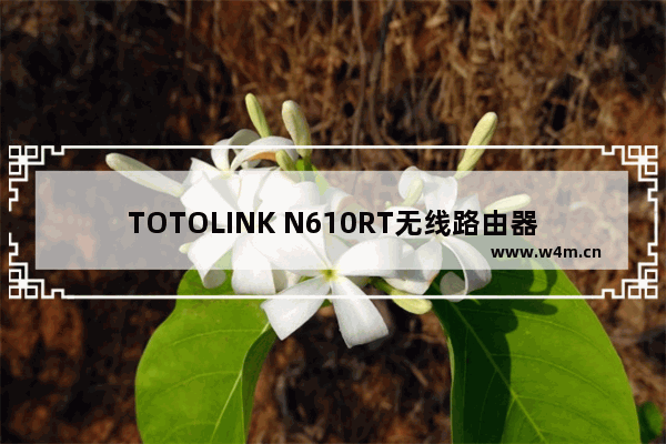 TOTOLINK N610RT无线路由器设置图文教程