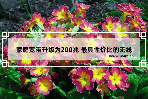 家庭宽带升级为200兆 最具性价比的无线路由器在这里