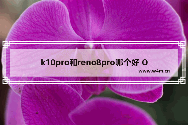 k10pro和reno8pro哪个好 OPPO K10Pro和Reno 8入手建议